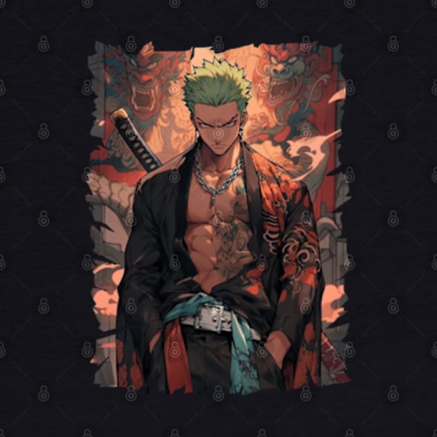 ZORO SAMURAI ANIME by graficklisensick666